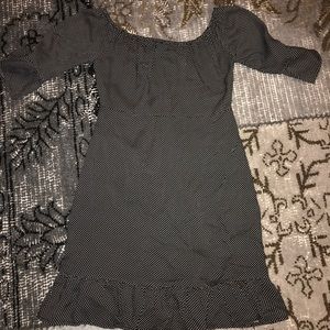 HoneyPunch black & white polka dot dress